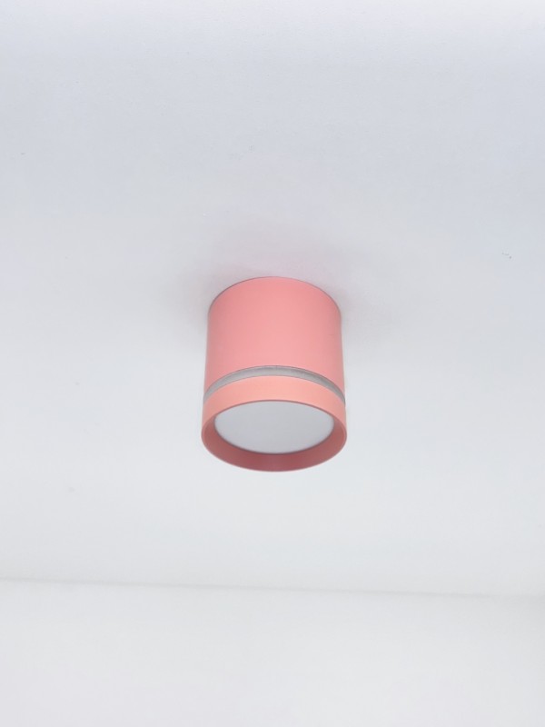 Светильник SPF-10257 PINK/РОЗОВЫЙ ` D84/H87/1/LED/12W 5000-5500K (1)