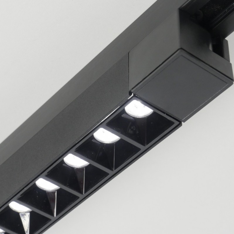 Трековый светильник линейный 20W черный (аналог 5970, 9640)