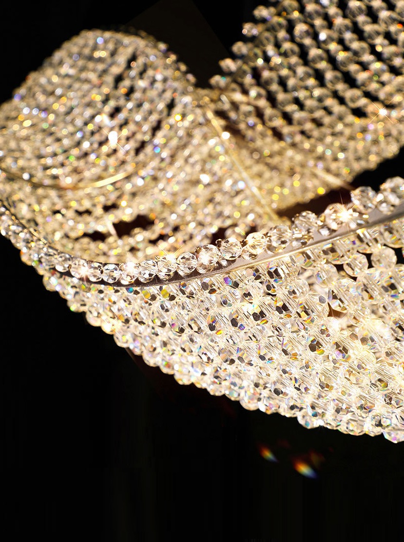 Светильник подвесной светодиодный ElegantLight DZN-11178 ЗОЛОТО ` D1200*380/H2000/2/LED/50W/3000-650