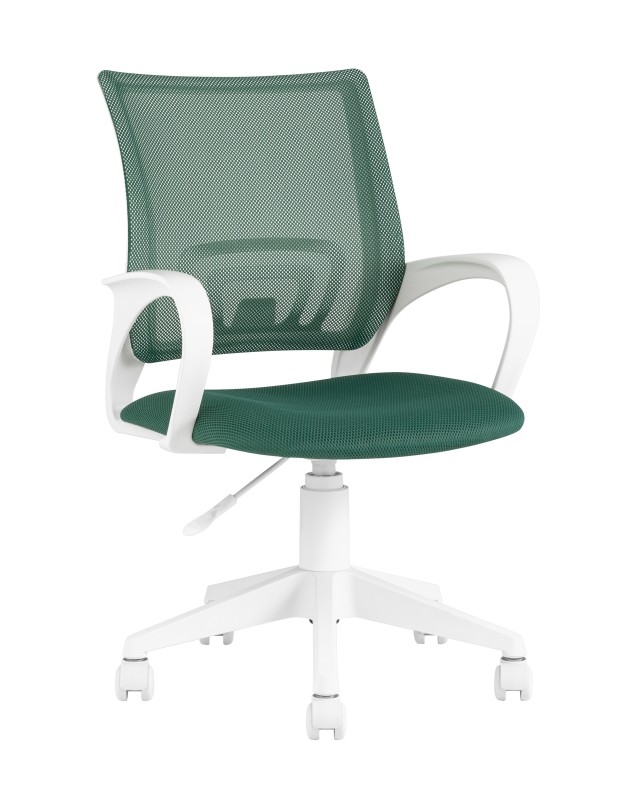 офисное TopChairs ST-BASIC-W зеленый TW-04 TW-12 крестовина пластик белый