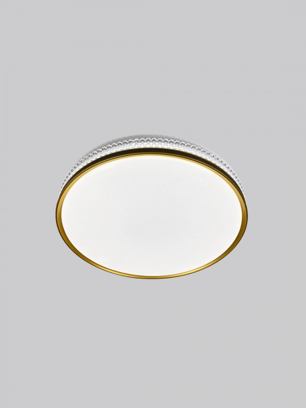 Светильник SPF-5030/144 WH WHITE+GOLD/БЕЛЫЙ+ЗОЛОТО ` D500/H80/1/LED/80W/3000К-6000КBRILLIANT2 SPF22-