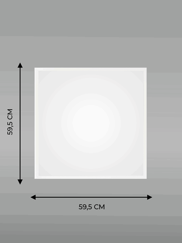 Универсальный светильник UNI-595х595х19мм 36Вт 6500К 3200Лм IP40 ОПАЛ СириусА (6шт) RSP