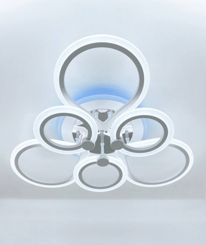 Светильник SPF-1617 WHITE/БЕЛЫЙ D600/H140/8/LED/72W/2.4G+RGB SPF23-01