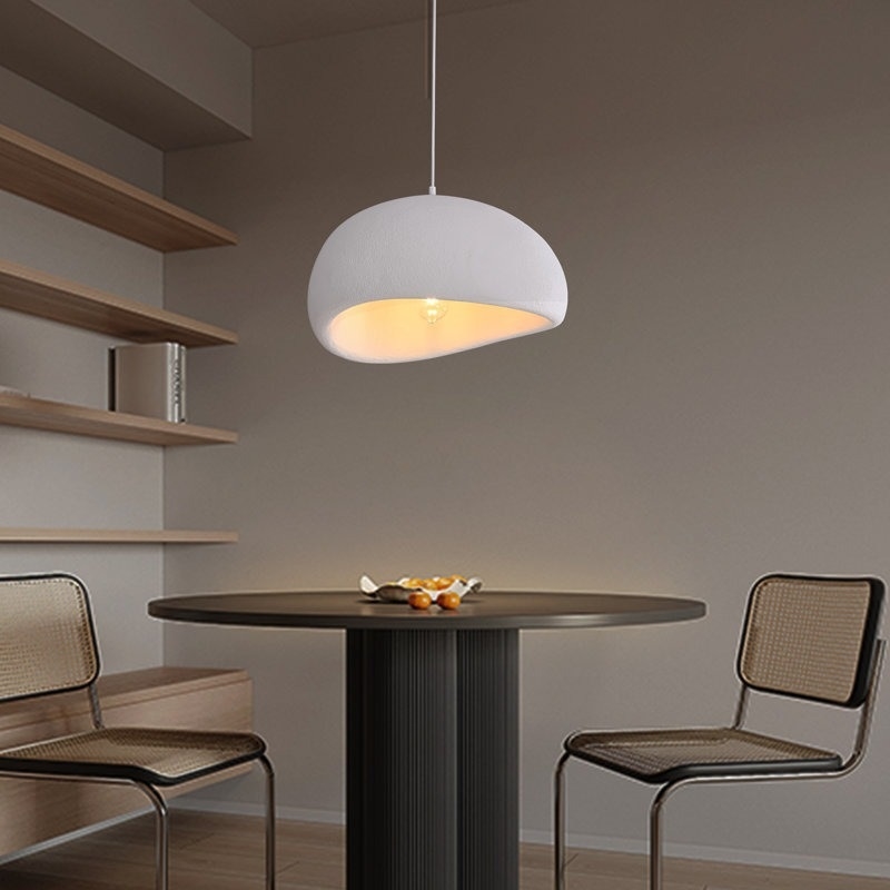 Светильник DZN-6111 БЕЛЫЙ ` D400*350/H1200/1/E27/60W белый шнур STONE 24-03 VST